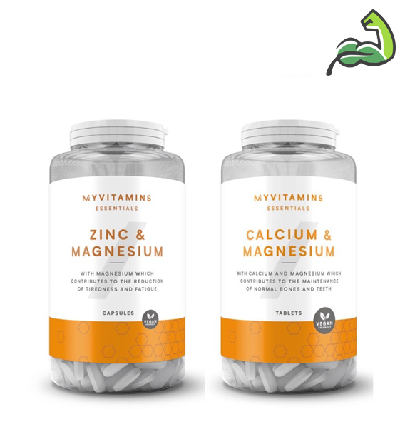 Bottle of Myvitamins Calcium, Zinc, Magnesium supplements