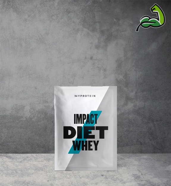 Impact Diet Whey Sample in a small pouch packaging